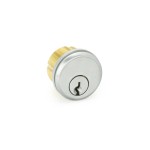 RCT10, FHC Mortise Keyed Cylinder W/ 3mm Trim Ring